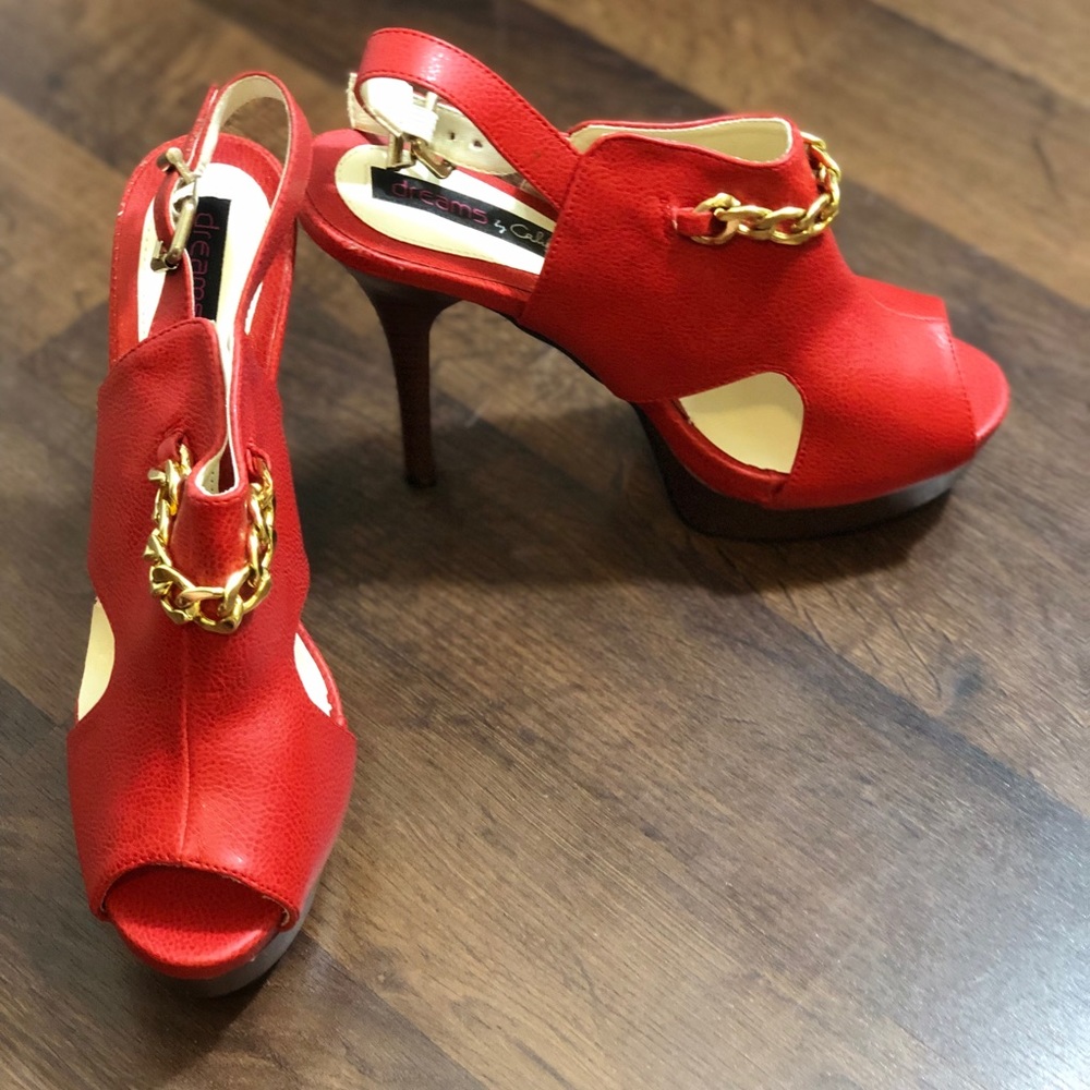 Dreams by California platform slingbacks